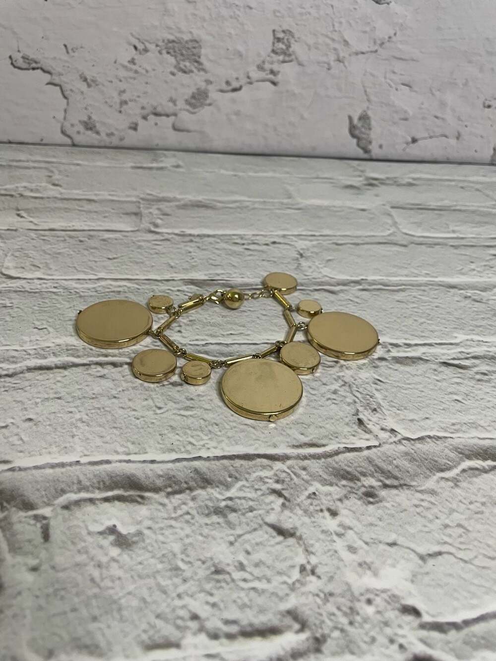Kate Spade New York Gold-Tone Multi Disc Charm Bracelet